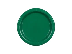 Paptallerkener Mørkegrønne 18 cm (6 stk.)