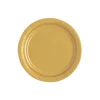 Paptallerkner - Guld, 17.1 cm