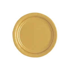 Paptallerkner - Guld, 17.1 cm