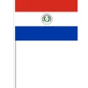 Paraguay Papirflag på Pind, 27 x 20 cm