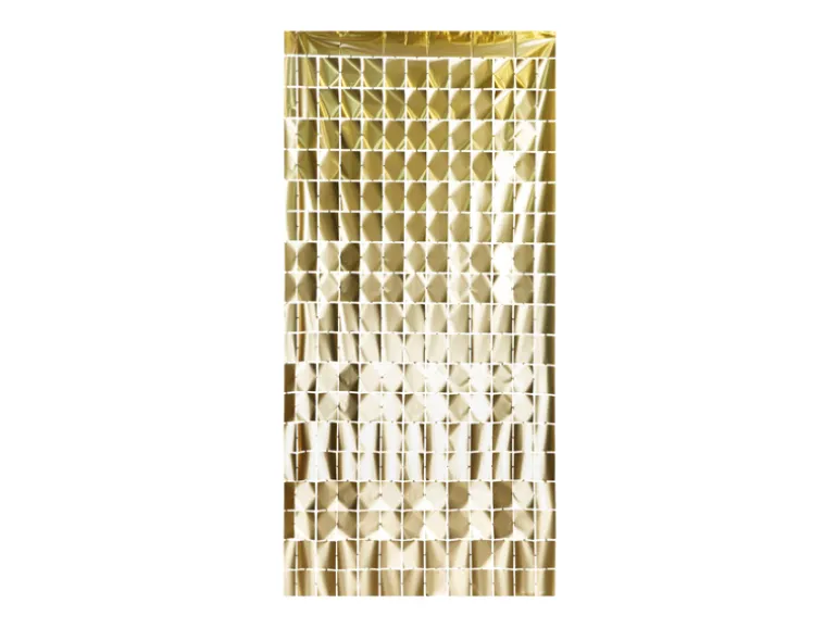 Party Gardin Kvadrat, Lu X Ury Guld, 100 X 200 cm