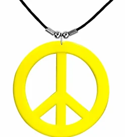 Peace Halskæde i Gul