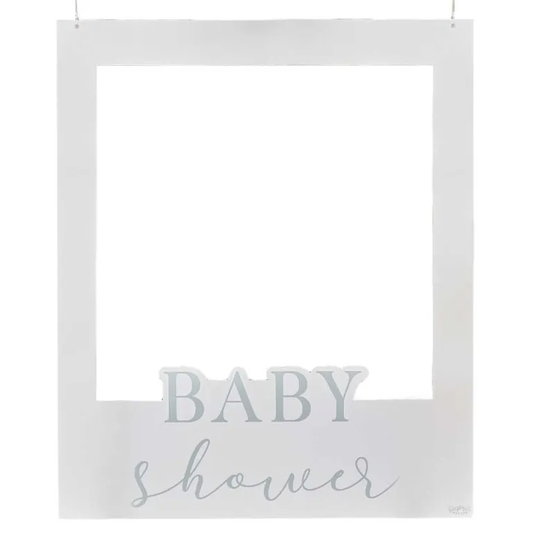 Personlig Baby Shower Fotoramme m/Klistermærker