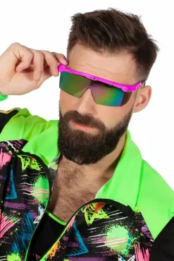 Pink 80'er Brille - Afterski Solbriller
