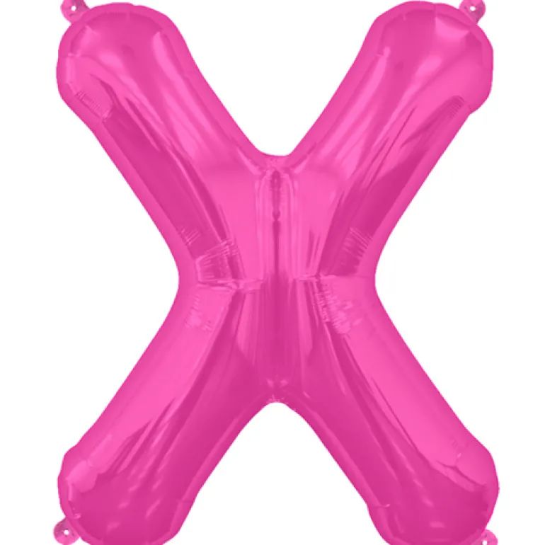 Pink Folie Bogstav "X"