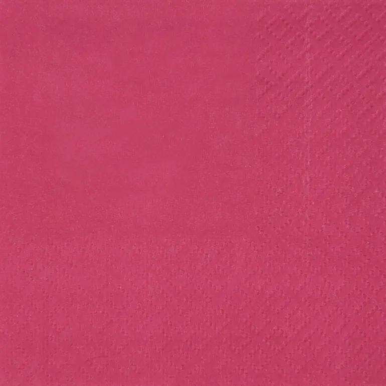 Pink Kaffeservietter "Fuchsia", 25 stk.
