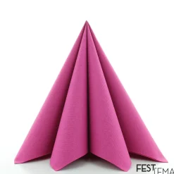Pink Luksus Servietter "Fuchsia", 40 x 40 cm, 20 stk.