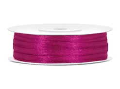 Pink Satinbånd, 50M X 3mm