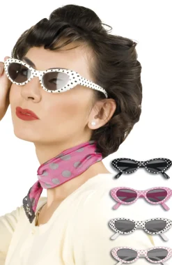 Polkaprikket Kat Solbrille