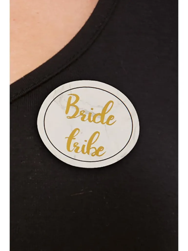 Polterabend "Bride Tribe" Badges, 5 stk.