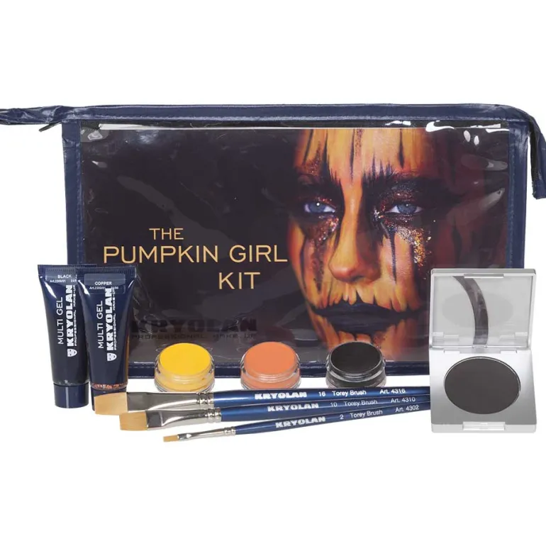 Professional "The Pumpkin Girl" Makeup Kit