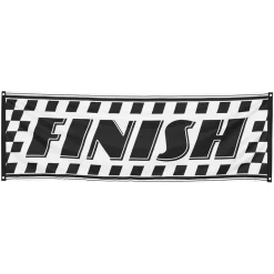 Racer Finish Banner, 220 x 74cm