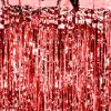 Rød Glimmerforhæng Folie 90x250cm