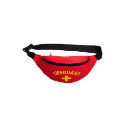 Rød Livredder Bæltetaske - 80's Lifeguard Bumbag