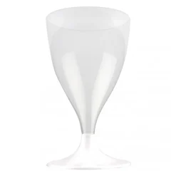 Rødvinsglas m/Hvide Fødder 20cl, 10 stk.