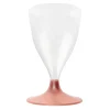 Rødvinsglas m/Rosegold Fødder 20cl, 10 stk.