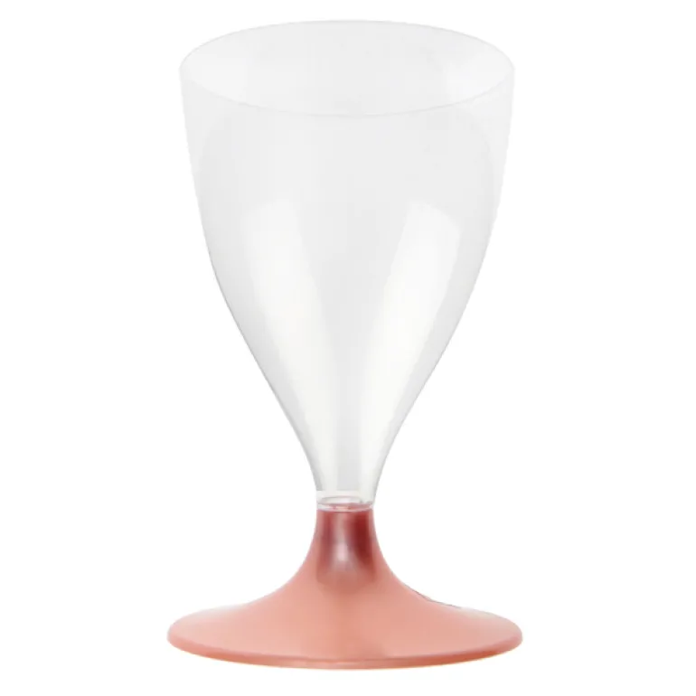 Rødvinsglas m/Rosegold Fødder 20cl, 10 stk.