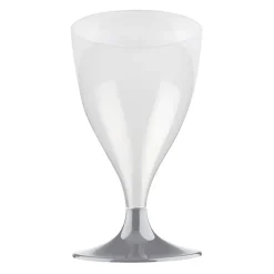 Rødvinsglas m/Sølv Fødder 20cl, 10 stk.