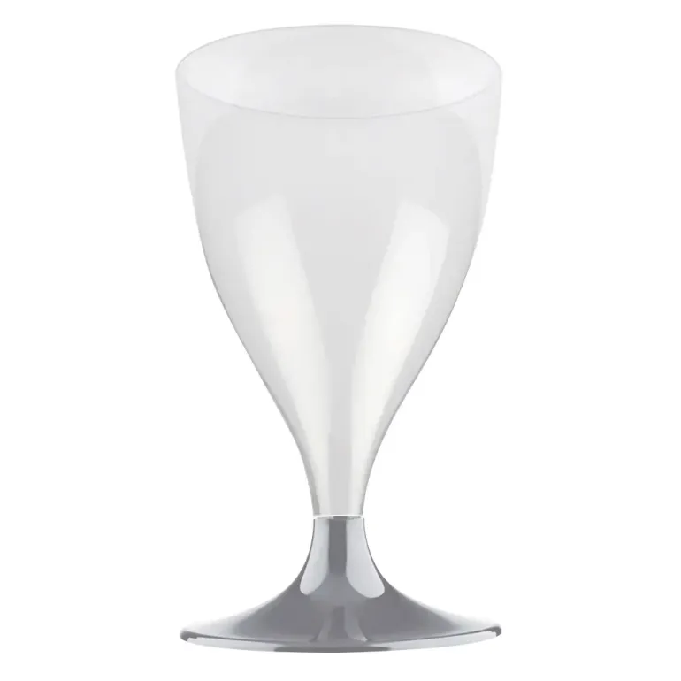 Rødvinsglas m/Sølv Fødder 20cl, 10 stk.