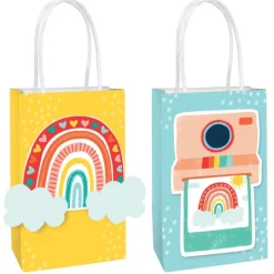 Regnbue Goodie Bags, 8 stk.