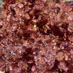 Revet Konfetti - Holografisk Rosegold, 14gr