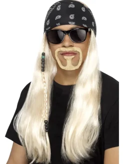 Rocker Paryk Kit til Voksne