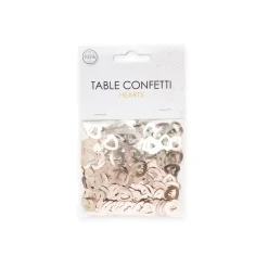 Rosegold Åbent Hjerte Konfetti, 14 gr