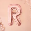 Rosegold Bogstav Ballon 35 cm - R