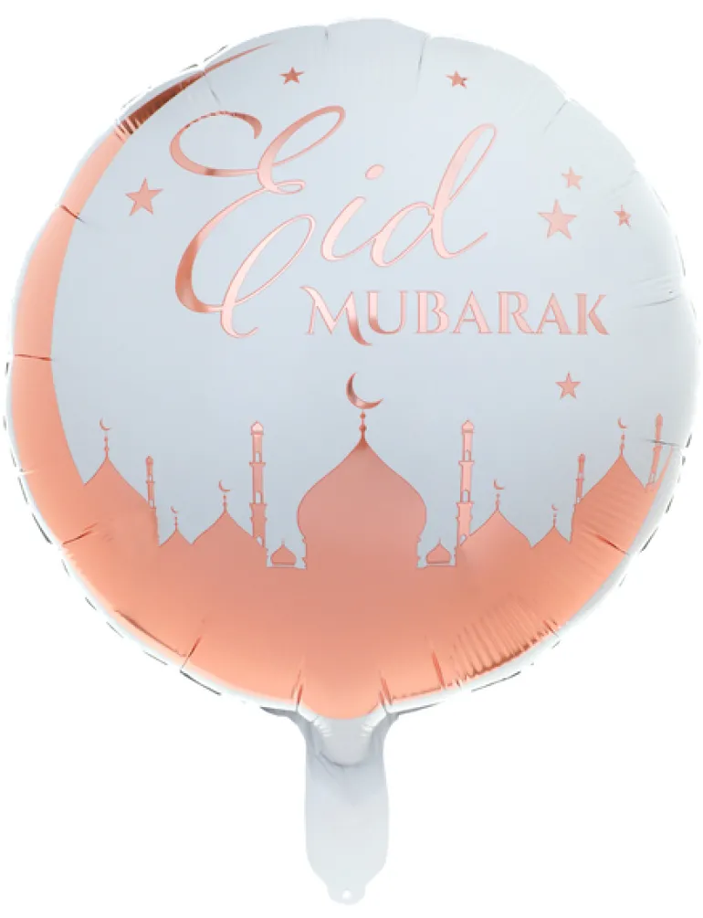 Rosegold Eid Folieballon, 45 cm