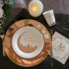 Rosegold Eid Middagstallerkner, 10 stk.