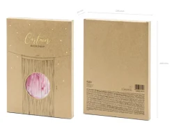 Rosegold Glimmerforhæng Folie 100x250cm – Festtema®