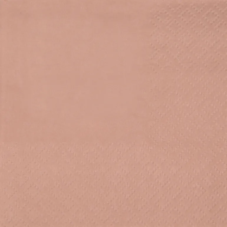 Rosegold Kaffeservietter, 25 stk.