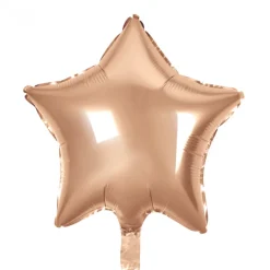 Rosegold Stjerne Folie Ballon