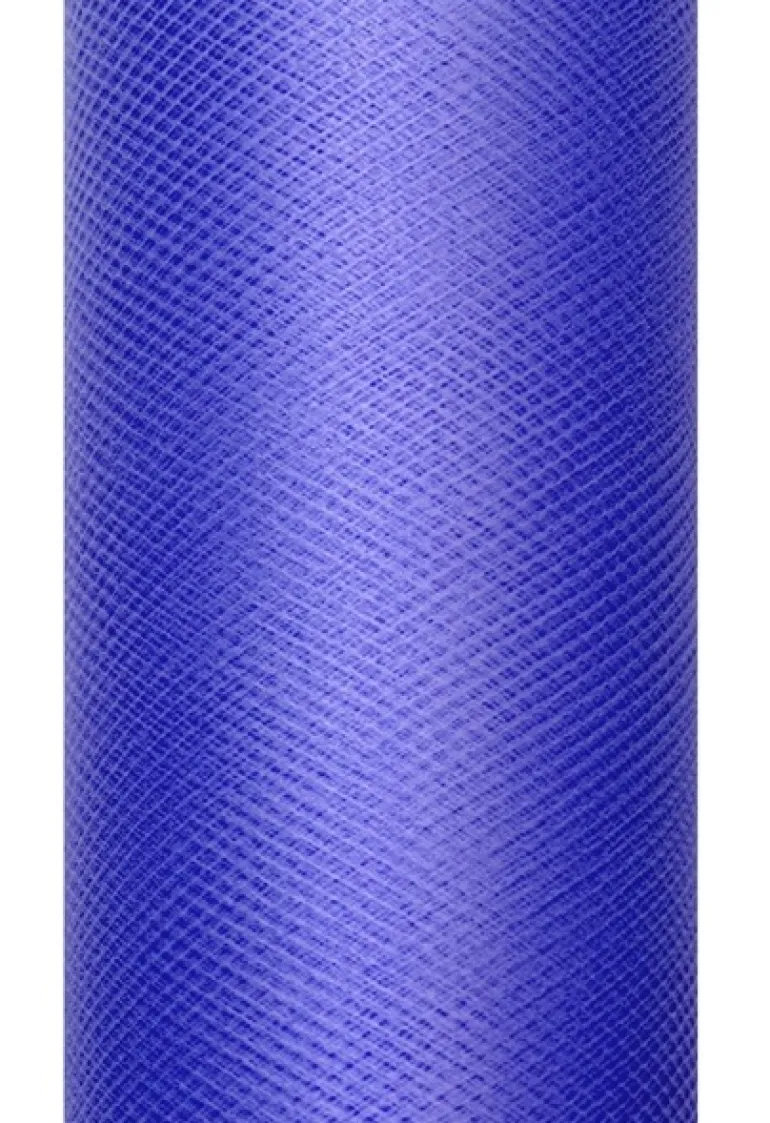 Rulle med blåt tyl 0.30 x 9m
