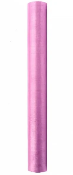Rulle med bonderosa organza 0.36m x 9m