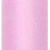 Rulle med bonderosa tyl 0.30 x 9m