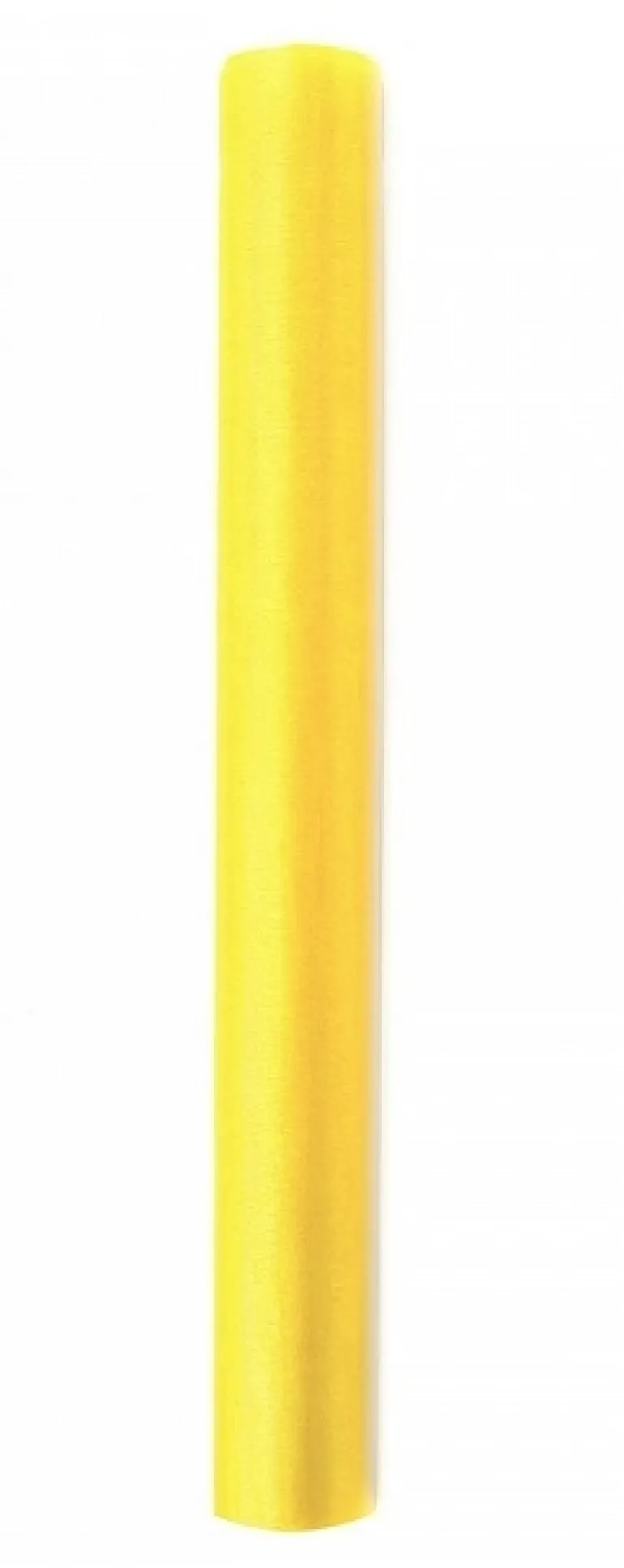 Rulle med gult organza 0.36 x 9m