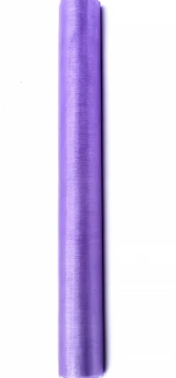 Rulle med lavendel organza 0.36m x 9m