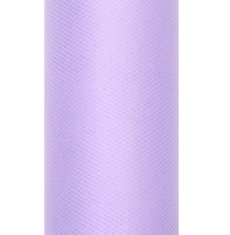 Rulle med lavendel tyl 30cm x 9m