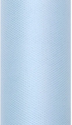 Rulle med lyseblåt tyl 0.50 x 9m