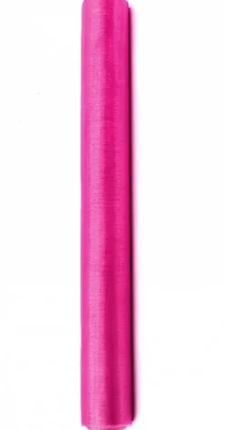 Rulle med magenta organza 0.36m x 9m