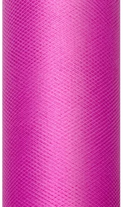 Rulle med mørk pink tyl 0.30 x 9m