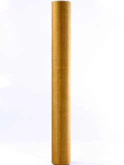 Rulle med organza glitter guld 0.36 x 9m
