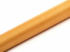 Rulle med organza guld glimmer 0.36 x 9m