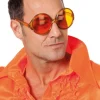 Runde Oversize Party Briller, Orange