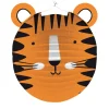 Rund "Get Wild" Tiger Lanterne, 25 cm