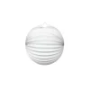 Rund Papirlanterne i Hvid, 25 cm