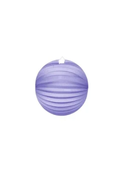 Rund Papirlanterne I Lavendel, 25cm