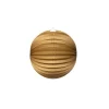 Rund Papirlanterne i Metallic Guld, 25 cm