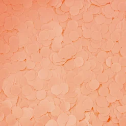 Rund Satin Abrikos Konfetti 1 cm, 14gr